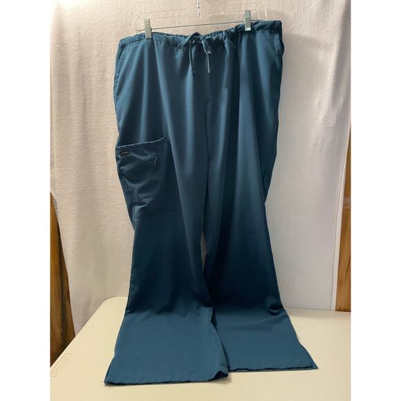 Jockey nurse uniform scrub pants‎ bottoms Caribbean blue sz XL - Picture 1 of 5